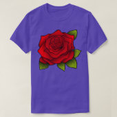 Rote Blume T-Shirt (Design vorne)