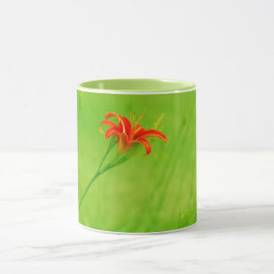 Rote Blume Tasse