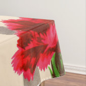 rote Blume Tischdecke (Beispiel)