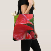Rote Blume Totbeutel Tasche (Von Nahem)