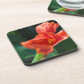 Rote Blume Untersetzer (Linke Seite)