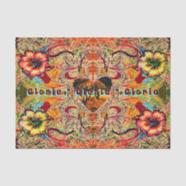 Rote Blume, Viktorianische Fantasie des Dunklen He Seidenpapier