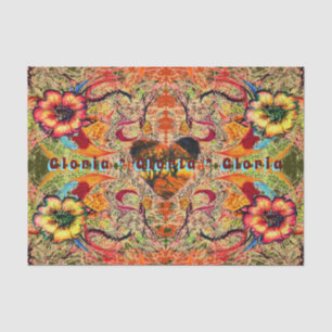 Rote Blume, Viktorianische Fantasie des Dunklen He Seidenpapier