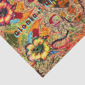 Rote Blume, Viktorianische Fantasie des Dunklen He Seidenpapier (Ausschnitt)