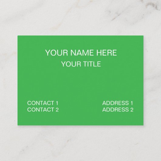 Rote Blume Visitenkarte (Rückseite)