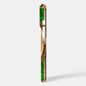 Rote Blume Vivid Gestaltete Glaskunst Case-Mate iPhone Hülle (Rückseite / Links)