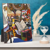 Rote Blume von Joan Miro Fotoplatte (Seite)