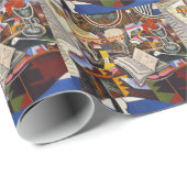 Rote Blume von Joan Miro Geschenkpapier (Rolleneckpunkt)