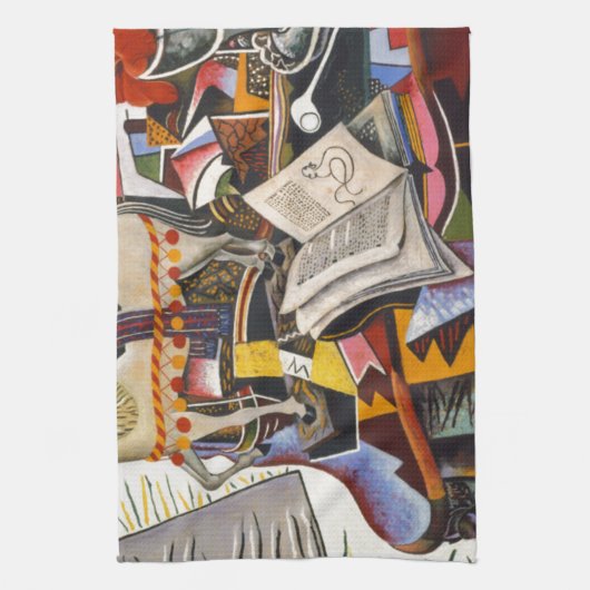 Rote Blume von Joan Miro Handtuch (Vertikal)