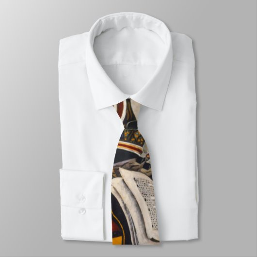 Rote Blume von Joan Miro Krawatte (Gebunden)