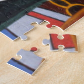 Rote Blume von Joan Miro Malerei Kunst, Dichtung u Puzzle (Seite)