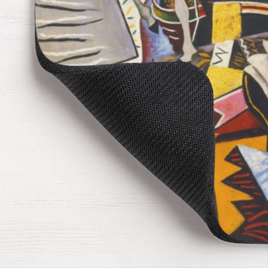 Rote Blume von Joan Miro Mousepad (Ecke)