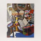 Rote Blume von Joan Miro Puzzle (Vertikal)