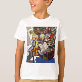 Rote Blume von Joan Miro T-Shirt (Vorderseite)