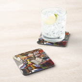 Rote Blume von Joan Miro Untersetzer (Rechte Seite)