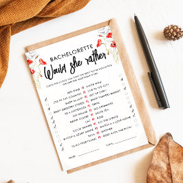 Rote Blume | Würde sie eher spielen | Anpassbar