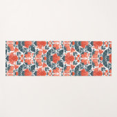 Rote Blume Yogamatte (Vorderseite (Horizontal))