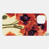 Rote Blumen Case-Mate iPhone Hülle (Rückseite (Horizontal))