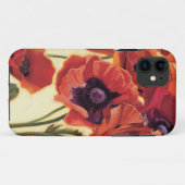 Rote Blumen Case-Mate iPhone Hülle (Rückseite (Horizontal))