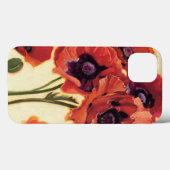Rote Blumen Case-Mate iPhone Hülle (Rückseite (Horizontal))
