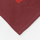 Rote Blumen Decke (Ecke)