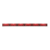Rote Blumen Feiertag Satinband (Vorderseite)