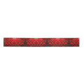 Rote Blumen-Feiertag-Satinband Satinband (Vorderseite)
