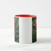 Rote Blumen-Fotomug Tasse (Zentrum)