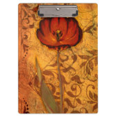 Rote Blumen I Klemmbrett (Vorderseite)