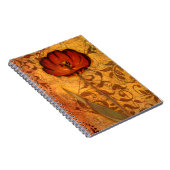 Rote Blumen I Notizblock (Rechte Seite)