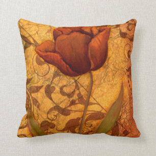 Rote Blumen II Kissen