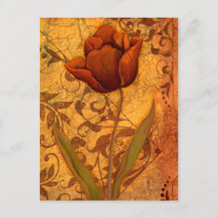 Rote Blumen II Postkarte