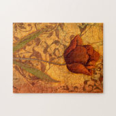 Rote Blumen II Puzzle (Horizontal)