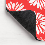Rote Blumen-Mauspad Mousepad (Ecke)