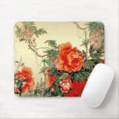 Rote Blumen Mousepad (Mit Mouse)