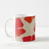 Rote Blumen-Tasse Kaffeetasse (Links)