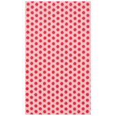 Rote Blumen-Tischdecke mit nahtlosem Muster Tischdecke (Vorderseite)