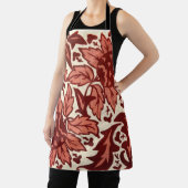 Rote Blumen und Früchte Antik-Muster Schürze (InSitu)
