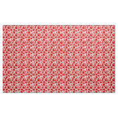 Rote Blumenblüten Stoff (Yard (91,4 cm))