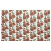 Rote Blumenflorals Stoff (Yard (91,4 cm))