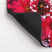 Rote Blumenmischung Mousepad (Ecke)