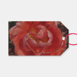 rote Blüte Geschenkanhänger