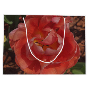 rote Blüte Große Geschenktüte