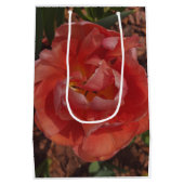 rote Blüte Mittlere Geschenktüte (Rückseite)