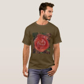 rote Blüte T-Shirt (Vorne ganz)