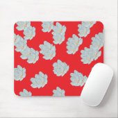 Rote Blüten Mousepad (Mit Mouse)