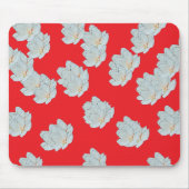 Rote Blüten Mousepad (Vorne)