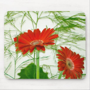 Rote Blüten Mousepad
