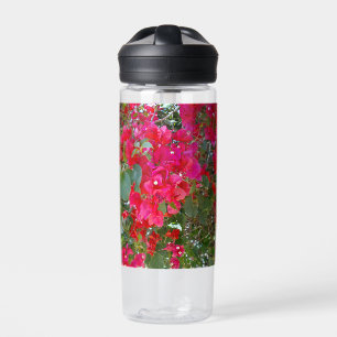 Rote Blüten: Tanz der roten Bougainvilleas Trinkflasche