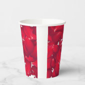 Rote Blütenblätter, für Feierlichkeiten Pappbecher (Links)